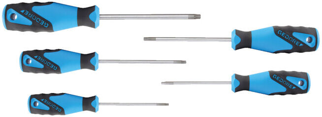 Tournevis Gedore 3C jeu de 5 pièces TX T10-T30 (1482327)