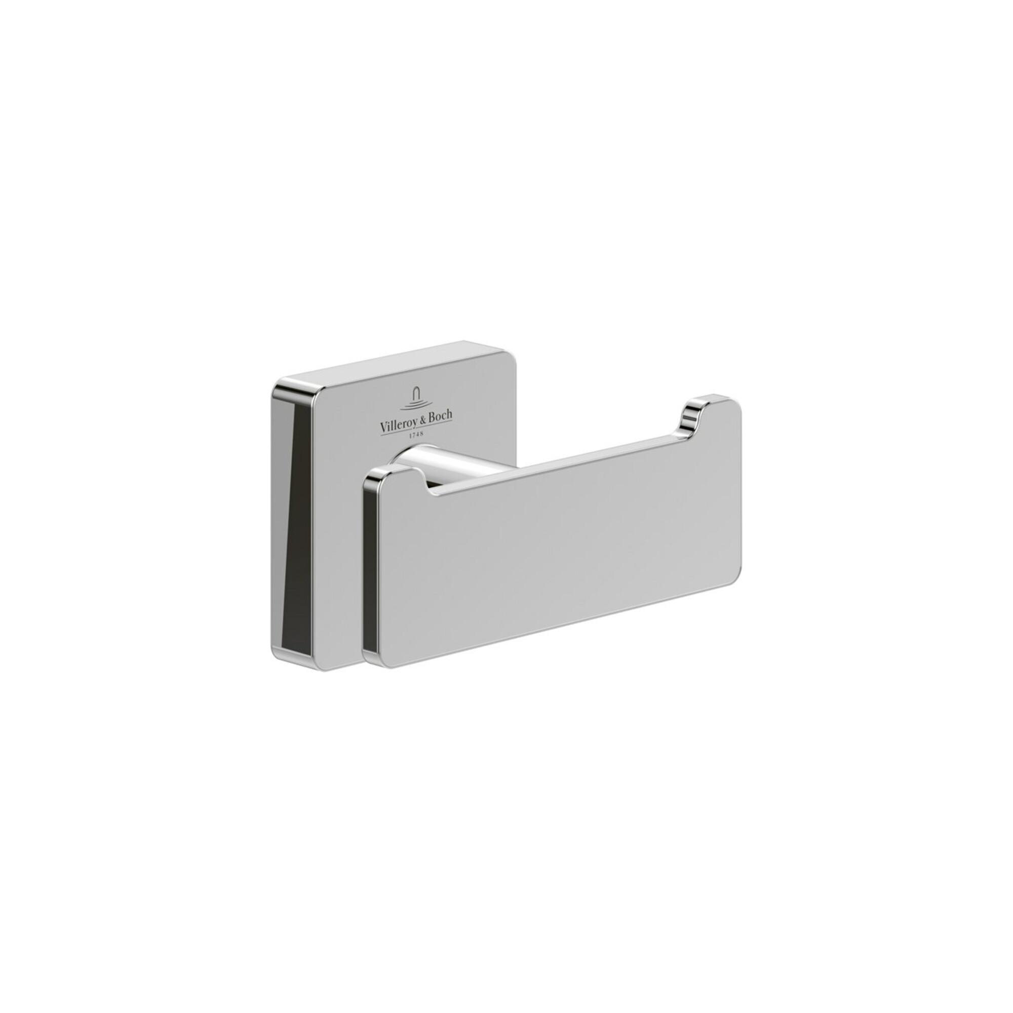 V&B Dop.-Handtuchhalter Elements Striking chrom, 80x44x45mm ; Villeroy & Boch (TVA15201200061)