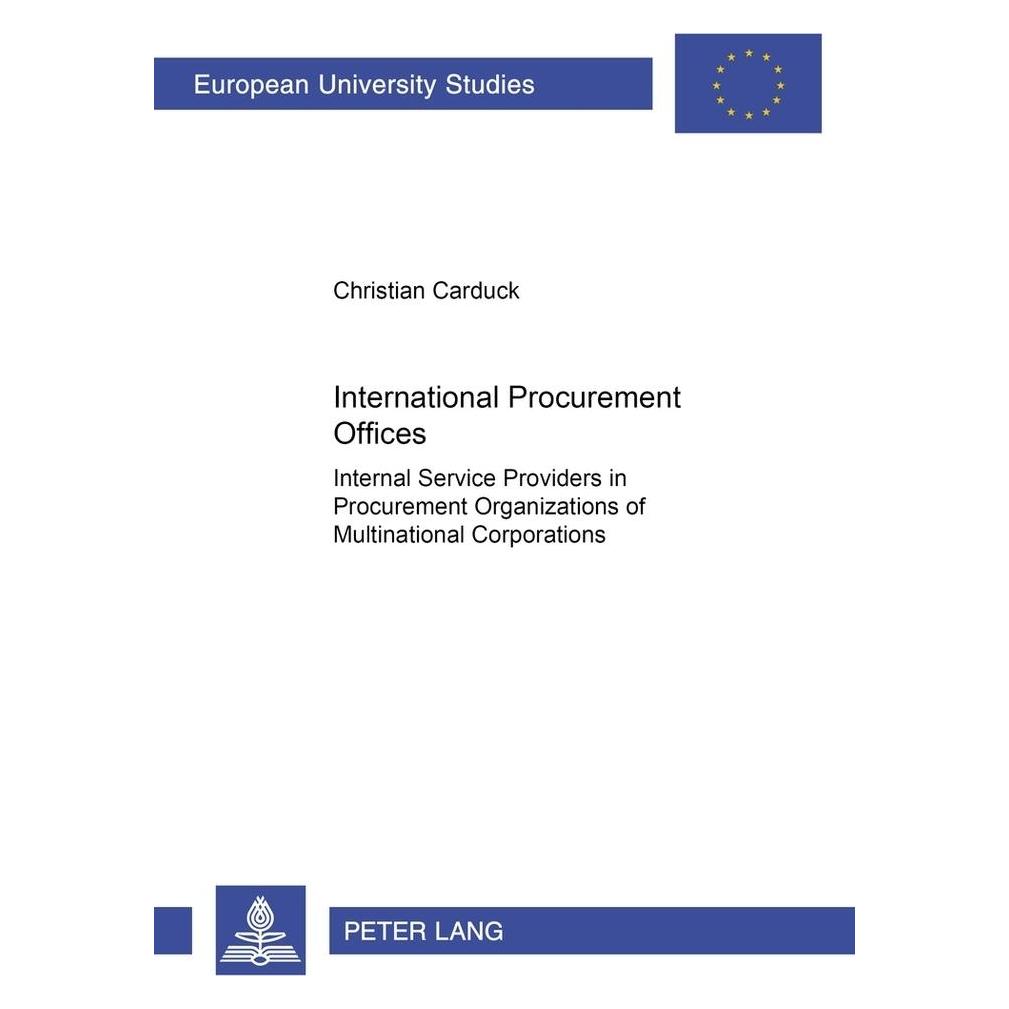 Peter Lang International Procurement Offices (Englisch, Softcover, Christian Carduck) (56034310)