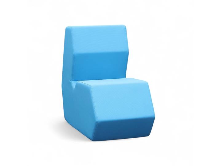 Lounge Sessel Mdd Shape Hellblau, Neu