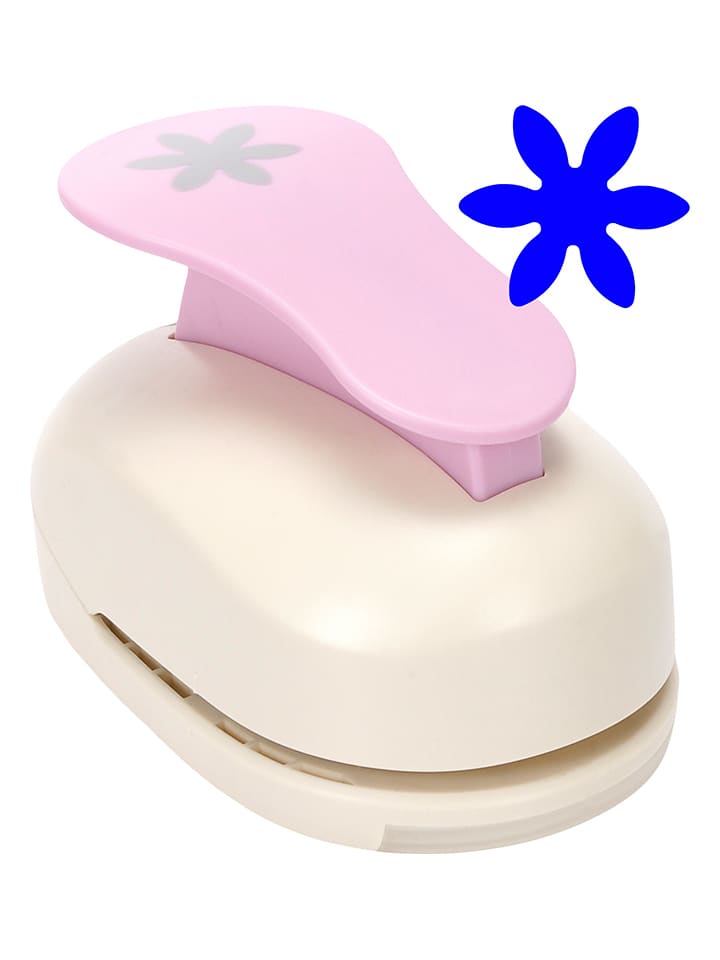 SUNNYSUE Motivlocher "XXL Blume" in Creme/ Rosa - onesize