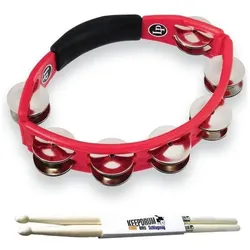 Latin Percussion LP LP151 Cyclops Tambourine mit Drumsticks (Perkussion), Perkussion
