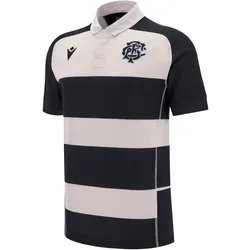 Macron, Herren, Fussballtrikot, Heimtrikot Barbarian Rugby Club 2024/25 (XL), Weiss, Schwarz