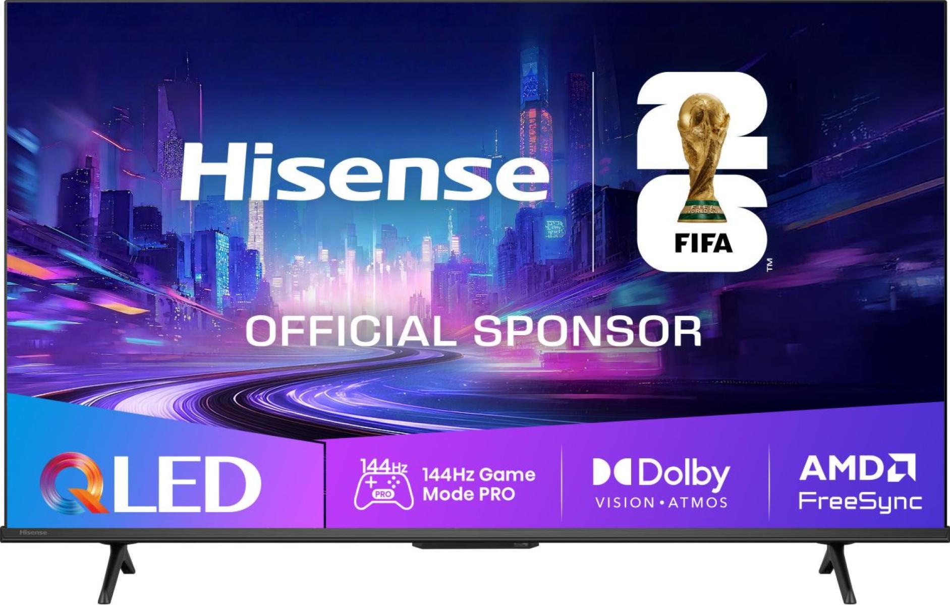 Hisense E7Q PRO 50 '' | Hi-QLED Smart TV 4K 144 Hz, 127 cm (50"), 3840 x 2160 Pixel, QLED, Smart-TV, WLAN, Schwarz