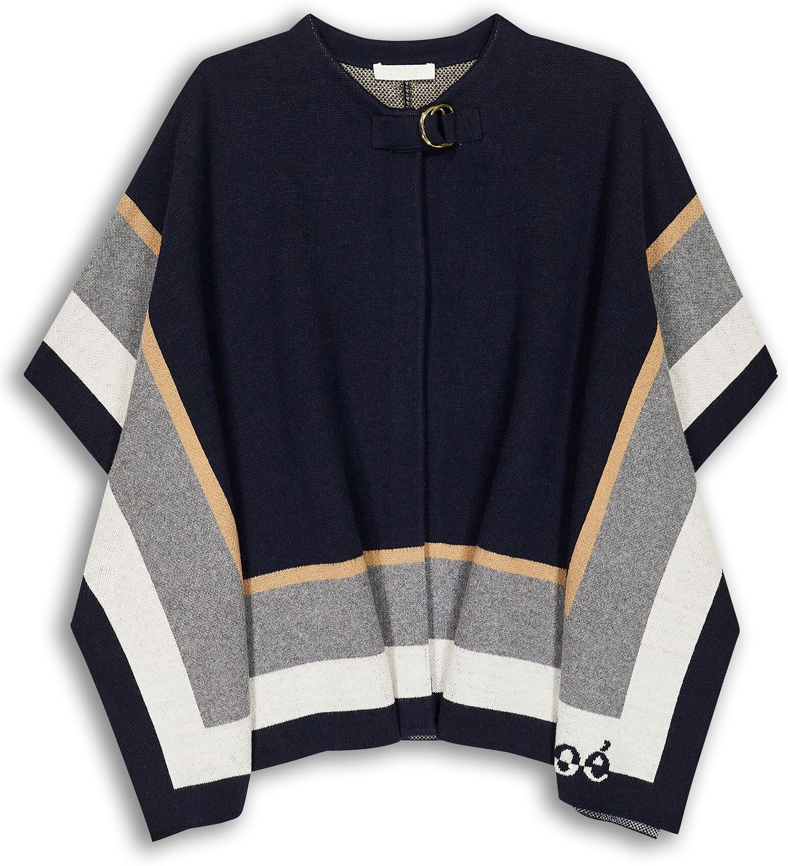 Chloé Poncho Chica Azul marino 4 Chica