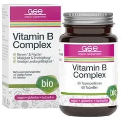 GSE Vitamin B Complex Tabletten bio (60St)