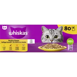 WHISKAS® Geflügel Auswahl in Gelee Multipack