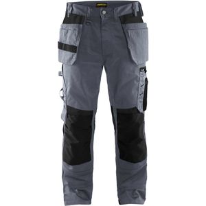Blakläder Arbeitshose Handwerker, Herren, Bundhose, grau-schwarz, Größe 58