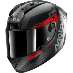 Shark Aeron MotoGP, Integralhelm - Carbon/Schwarz/Dunkelgrau/Rot - L