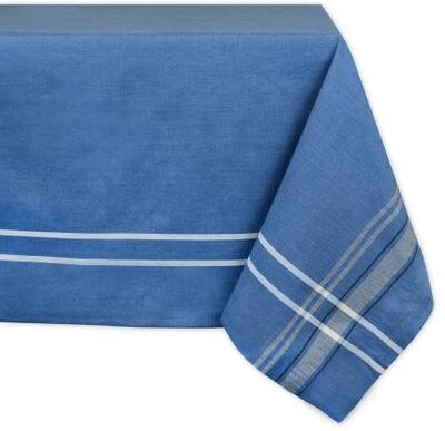 DII Design Imports French Stripe Cotton Kitchen Tablecloth