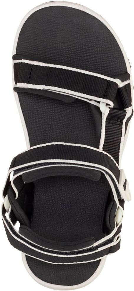 Outdoorsandale JACK WOLFSKIN "SEVEN SEAS 3 K", Mädchen, Gr. UK8-EU26, atmungsaktiv, schwarz, Main Material: 100% Polyamide Second Material Lining Sole: 100% Rubber/ EVA, Schuhe Outdoorsandale schwarz UK8-EU26, atmungsaktiv