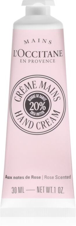 L’Occitane Shea Butter Rose Hand Cream crème traitante mains arôme rose 30 ml
