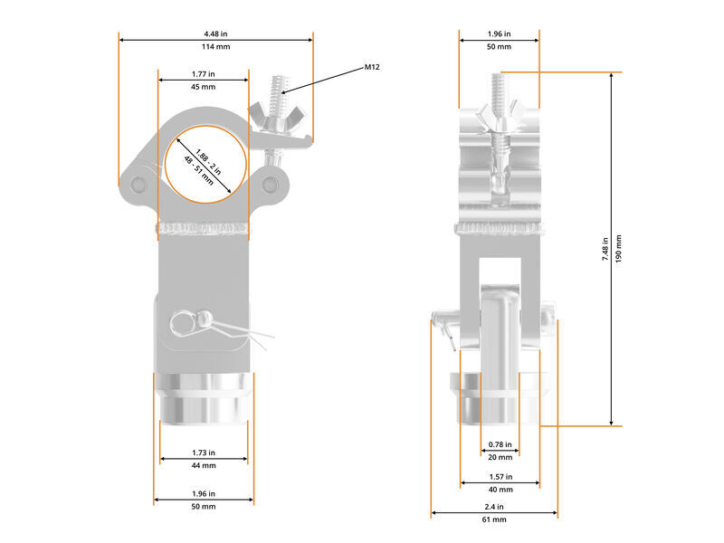 Global Truss Coupler incl. Hinge Element