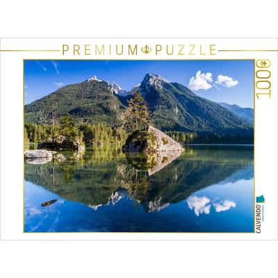 CALVENDO Puzzle Malerischer Hintersee | 1000 Teile Lege-Größe 64x48cm Foto-Puzzle für glückliche Stunden
