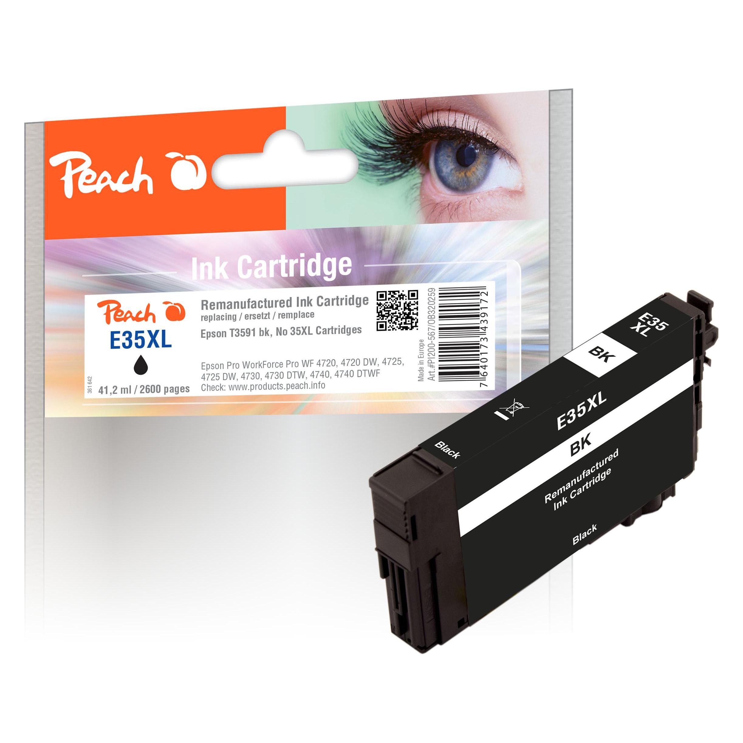 Peach Tinte Epson T3591, No 35XL Black (BK) (0F320259)