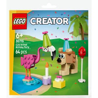 30715 Creator Niedliche Tiere Feiern Geburtstag, Konstruktionsspielzeug Polybag