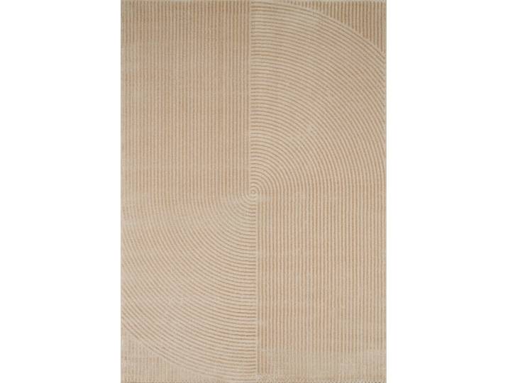 Tapis beige motif en relief - 160x230
