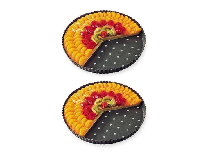 Lot 2 tourtières perforées 30 cm Mathon