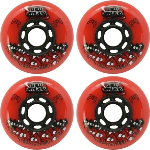 FR Skates Street Invaders Inline Skates Rolle 4 Stk. (80mm - Rot)