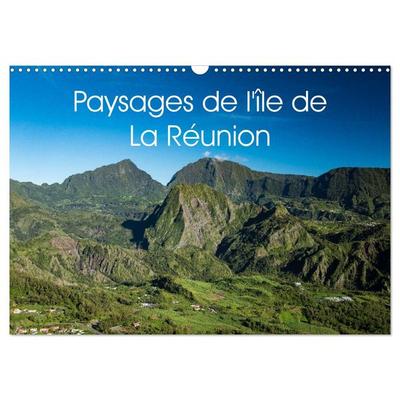 Paysages de l'île de La Réunion (Calendrier mural 2026 DIN A3 vertical), CALVENDO calendrier mensuel