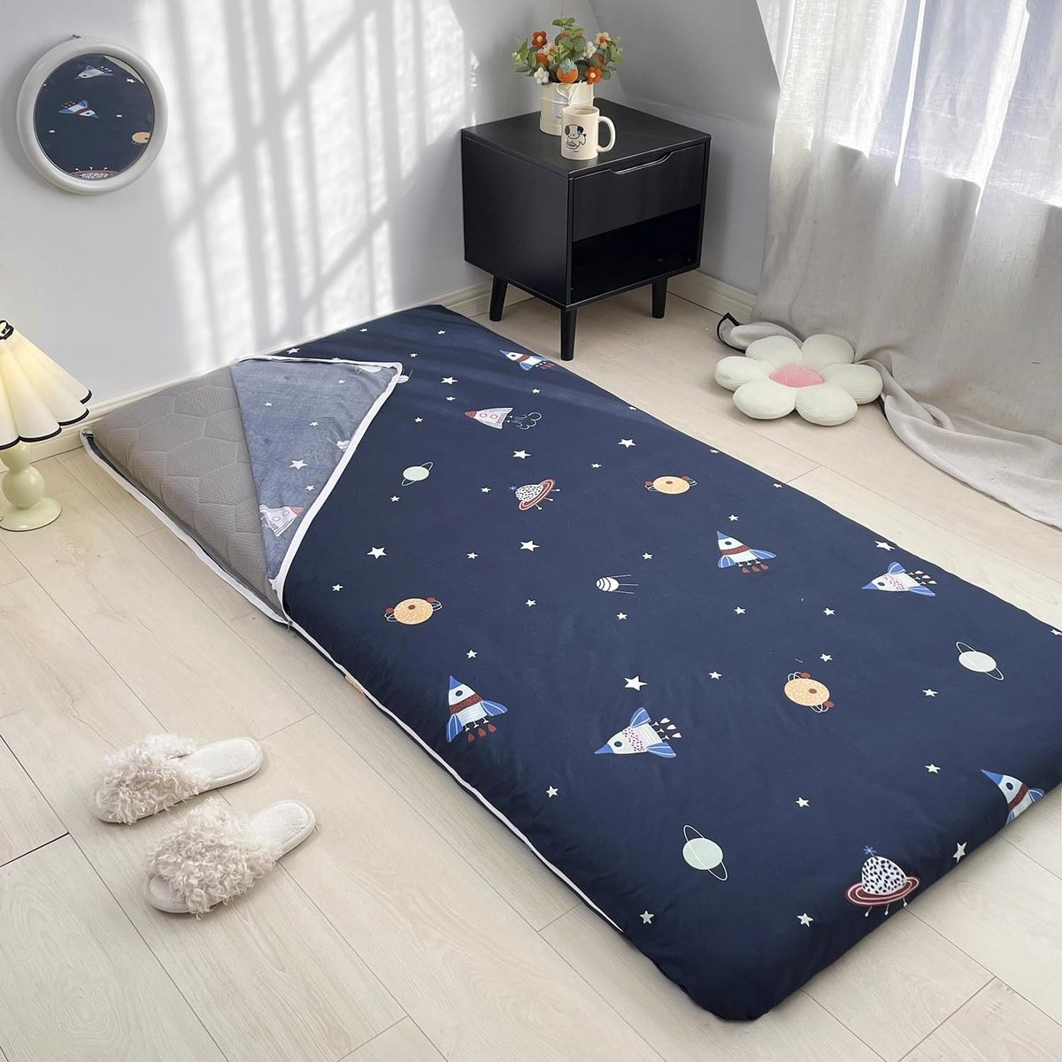 Wasbare en stofdichte beschermhoes voor volwassen Japanse futonmatras