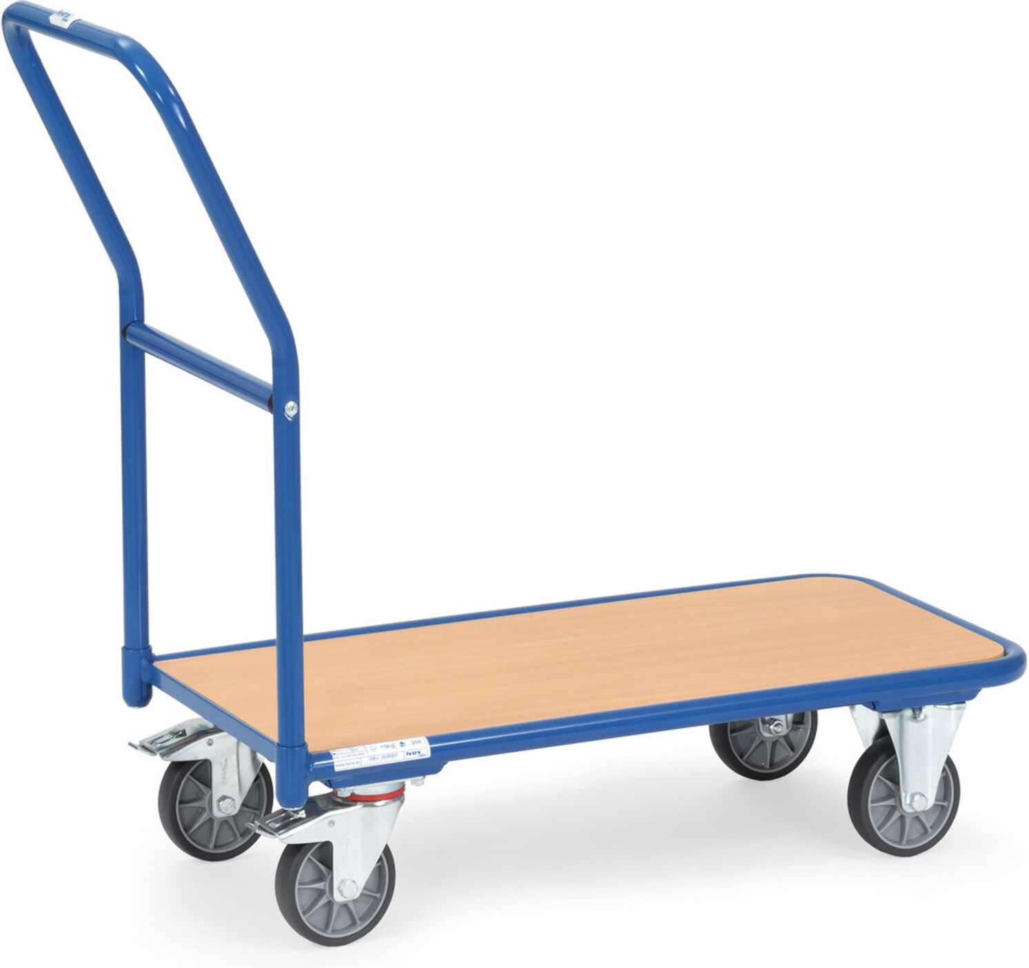 fetra Magazinwagen 1202, Tragkraft 250kg, TPE-Reifen, 1 Schiebebügel)