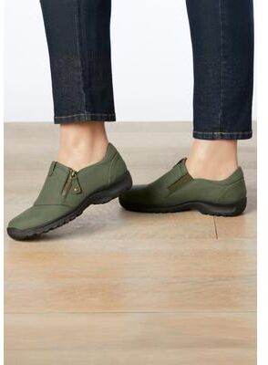 Women's The Aidan Flat by Comfortview in Dark Moss (Size 11 M)