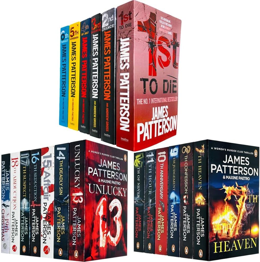 Women's Murder Club by James Patterson: Books 1-19 Collection Set - Fiction - Paperback Penguin Random House