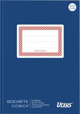 Ursus® Ö-Geschäftsbuch, A5, 96 Bl. 10mm liniert