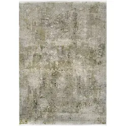 Webteppich Farina 240 x 300 cm Mischgewebe Grün