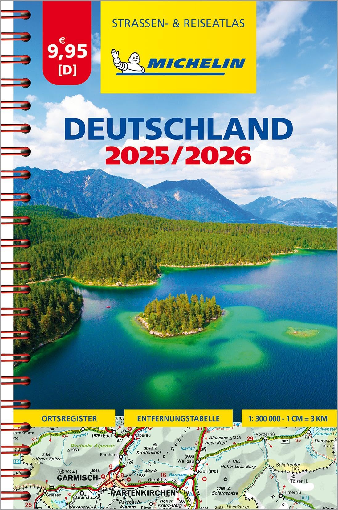 Michelin Kompaktatlas Deutschland 2025/2026 (MICHELIN Atlanten) - Preis vom 18.10.2026 19:22:15 h