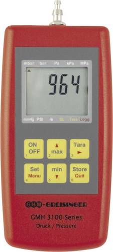 Greisinger GMH3181-12 Druck-Messgerät Luftdruck, Nicht aggressive Gase, Korrosive Gase 0 - 1.3 bar