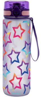 Lush Living Finds Neon Gradient Sports Water Bottle With Flip Lock And Lanyard d