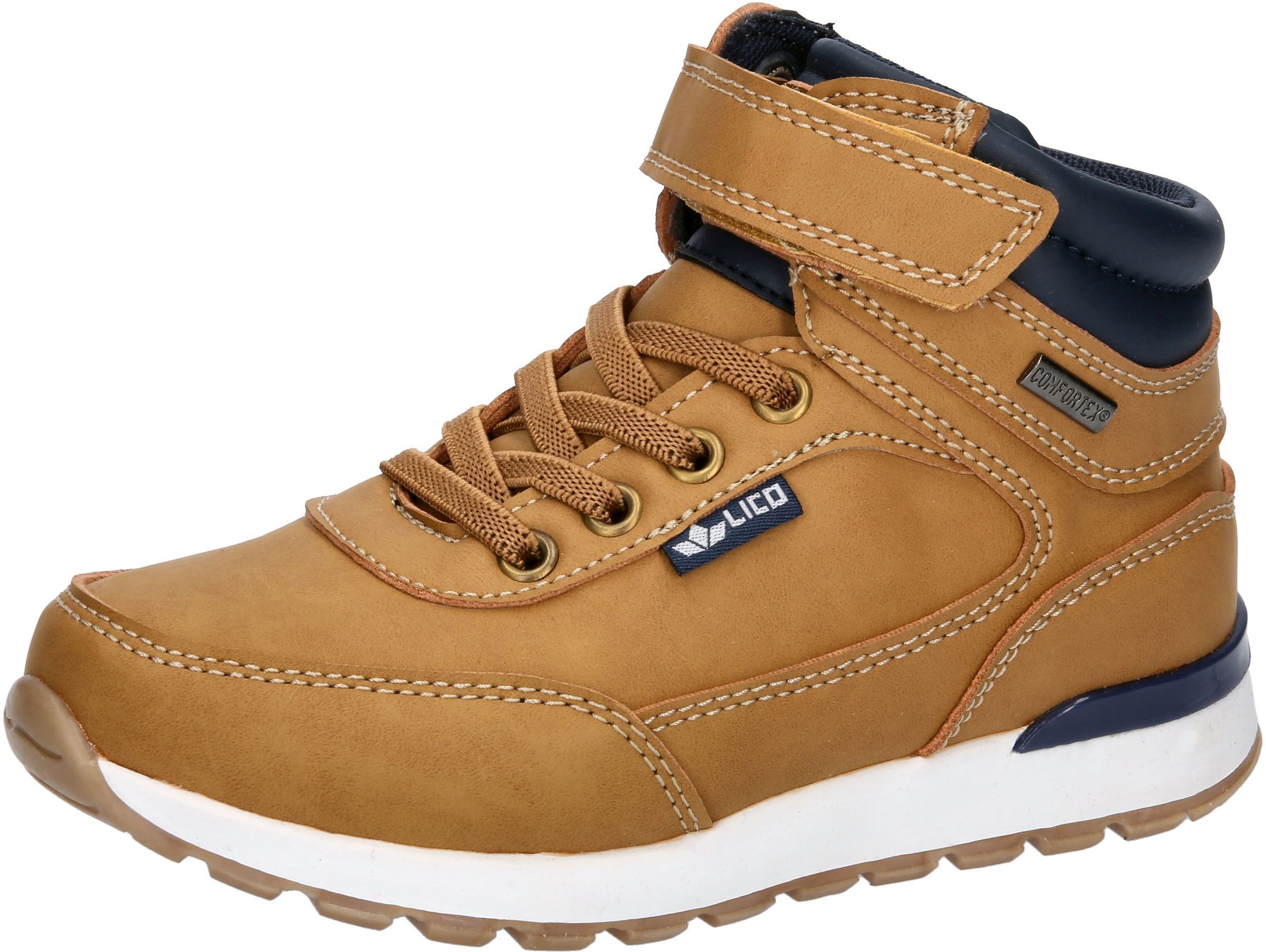 Stiefel LICO "Freizeitstiefel Mares VS", Jungen, Gr. 31, braun, Synthetik, Schuhe Stiefel braun 31
