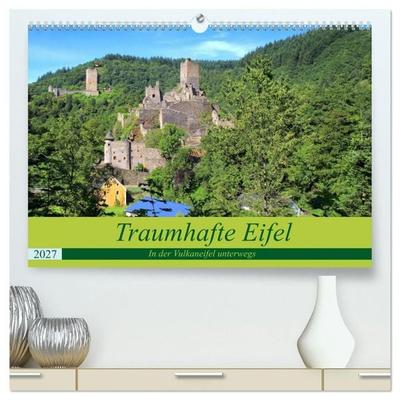 Traumhafte Eifel - In der Vulkaneifel unterwegs (hochwertiger Premium Wandkalender 2027 DIN A2 quer), Kunstdruck in Hochglanz