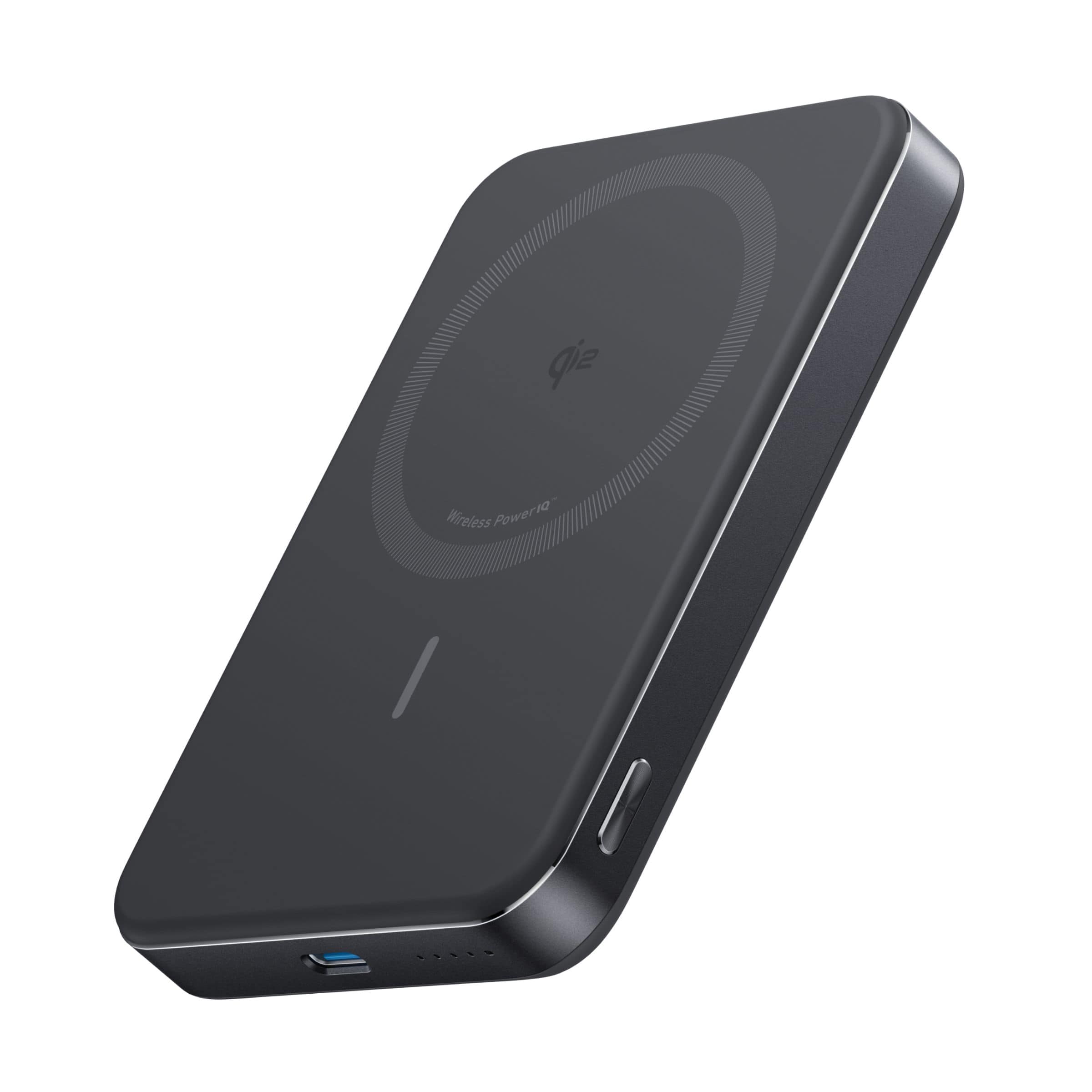Anker 10000 mAh Powerbank USB Typ-C Kabelloses Laden MagGo (Schwarz) A1664H11