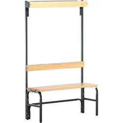 kaiserkraft, Werkstattschrank, Garderobenbank mit Hakenleisten (37 cm, 165 cm)