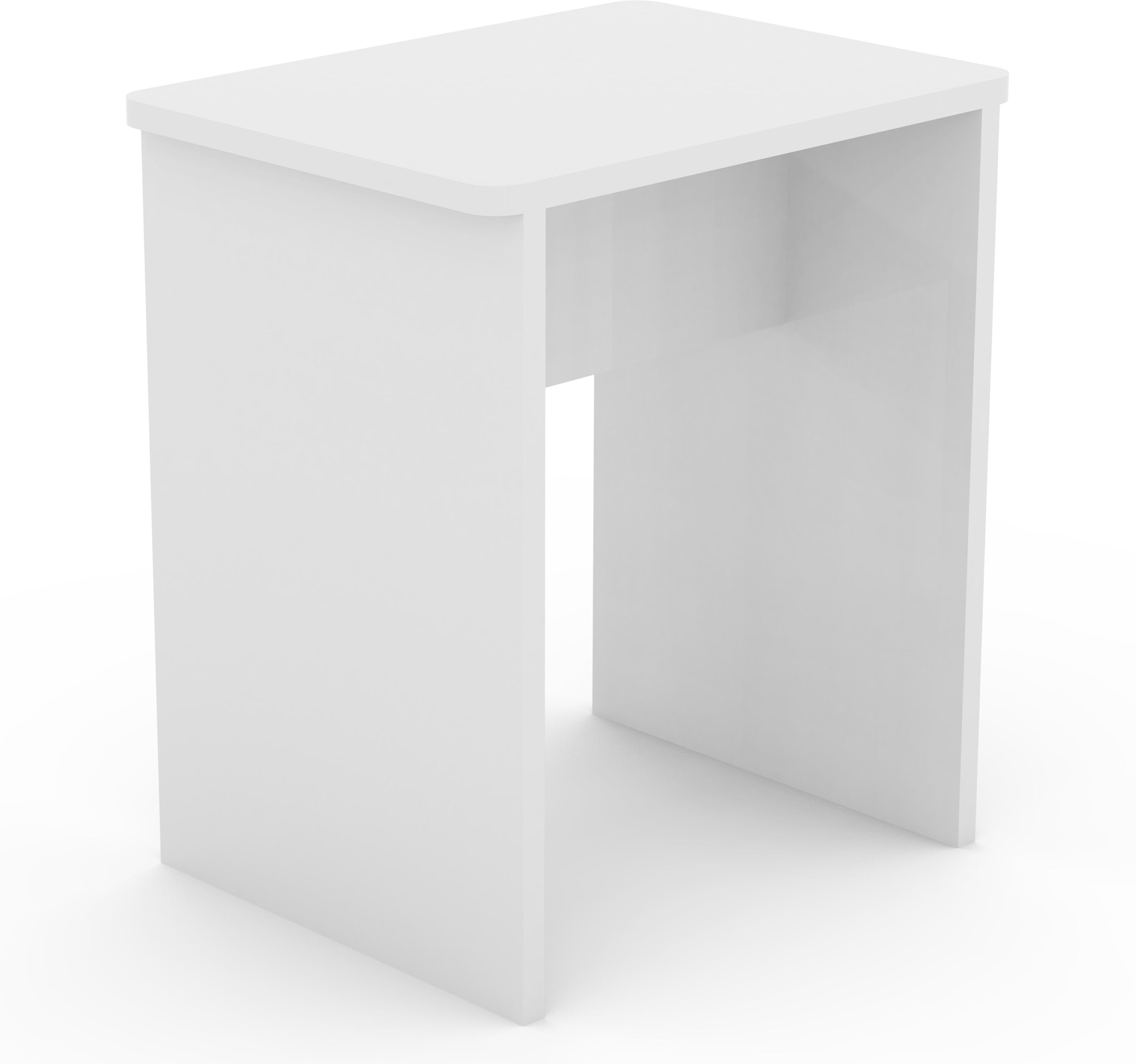 Essgruppe VCM "Sitzhocker Würfel Fußablage Beistelltisch Esal", weiß, B:40cm T:30cm, Obermaterial: 100% Holz Wood., Hocker, Essgruppe