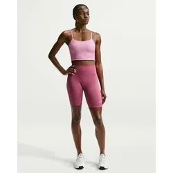 NIKE Damen Tights halblg. Da Nike One Bike-Shorts mit hohem Taillenbund für Damen (ca. 20,5 cm), Größe M in Schwarz Schwarz
