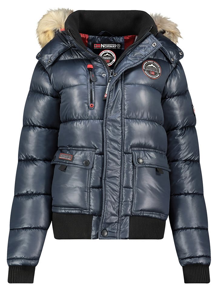 Geographical Norway Winterjacke "Bugs" in Dunkelblau - L