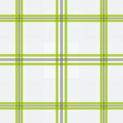 Plaid Portsmouth 32.7 Ft. x 20.5 In. Vinyl Green Plaid Wallpaper Covering