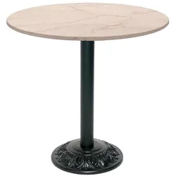 RestooTab - Tisch Versailles Ø70cm Dekor marmor yule