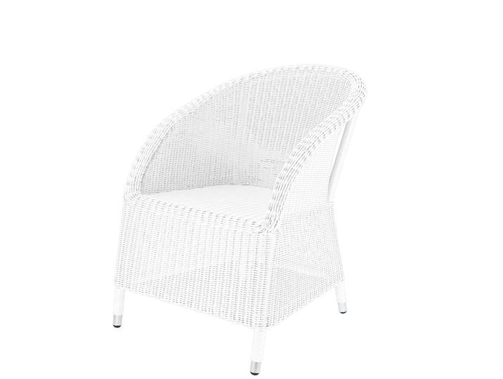 2er Set Jan Kurtz Romantik Sessel Aluminium/Geflecht