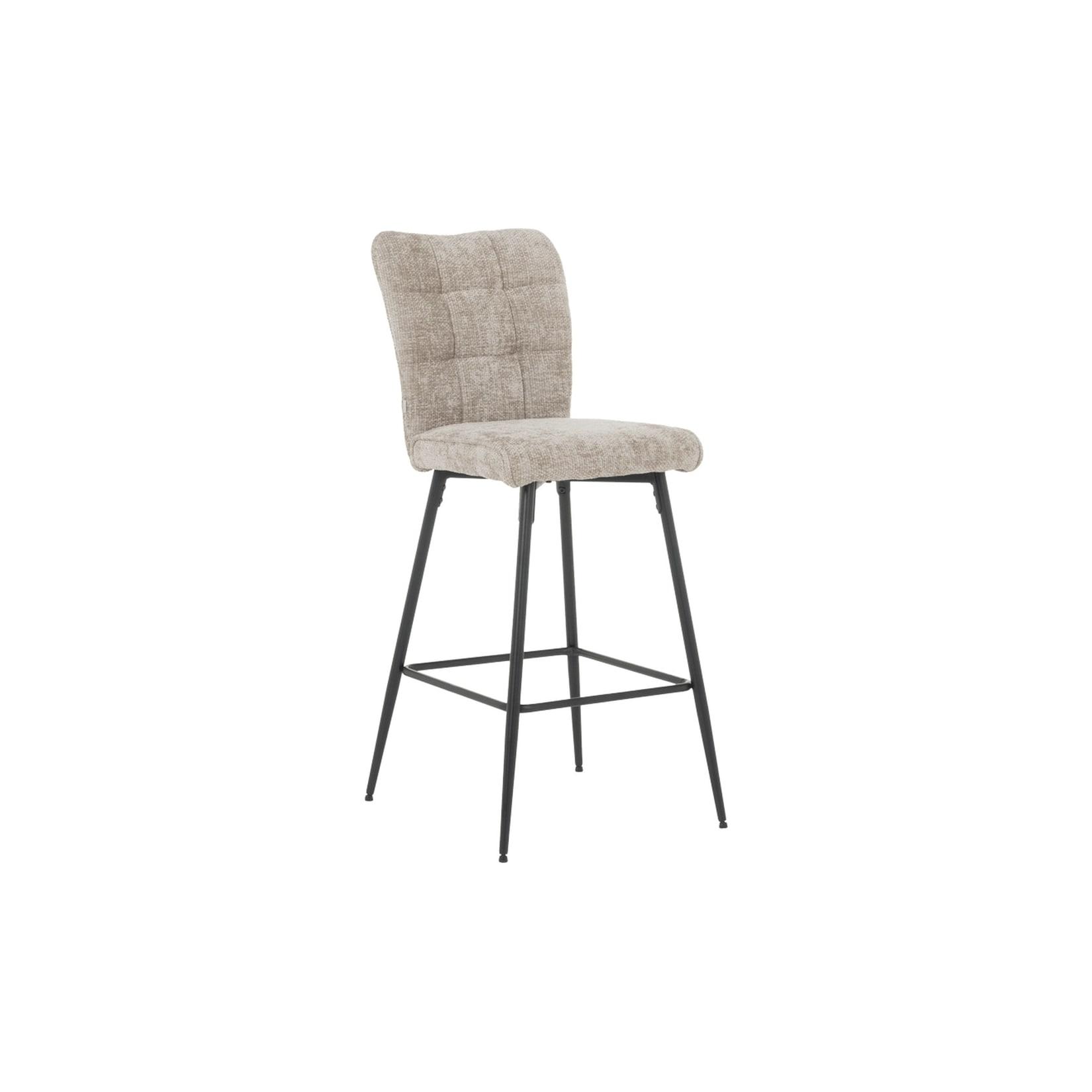 2er-Set Carmen BODMIN Barhocker – Hellbeige