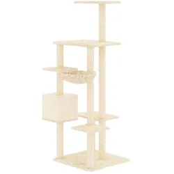 vidaXL Gatenos (142 cm, Creme), Katzenbaum