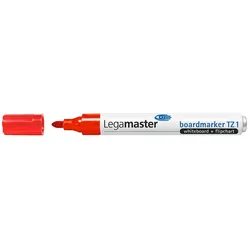 Legamaster, Marker, 10 TZ 1 Whiteboard-Marker rot 1,5 - 3,0 mm (10x)