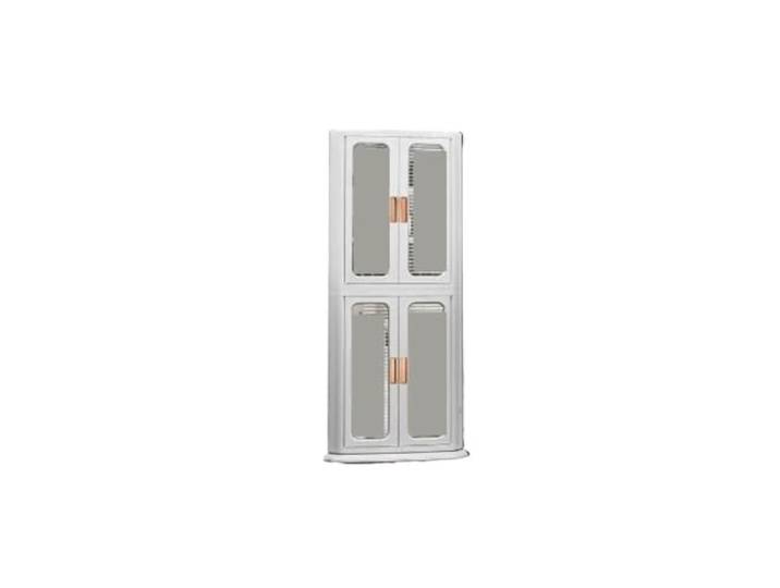 UALXPAO Waschbecken-Tischschrank Badezimmer-Eckregal mit Dreiecksnaht(White-2 layers)