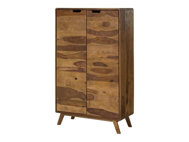 Buffet Haut Sheesham Natur Sablé 90x40x145 (bxtxh) Partiellement Assemblé Malmö 2 208