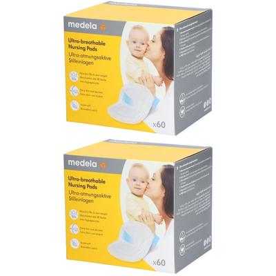 2x Medela Stilleinlage Einweg ultra-atmungsaktiv 2x60 St Stilleinlagen