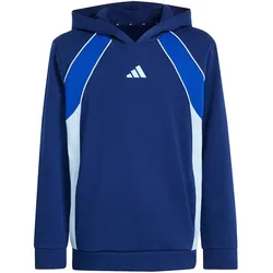 adidas Color Block Hoodie Kinder KT4125 - dark blue/team royal blue/glow blue 140